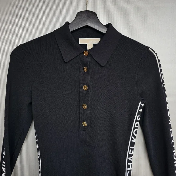 Michael Kors Black Long Sleeve Dress - Picture 2 of 8